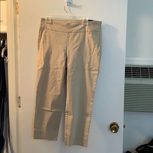White House Black Market khaki crops